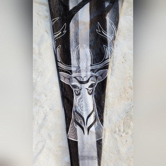 Nominou Tribal Deer Leggings - Size Small - Picture 2 of 6